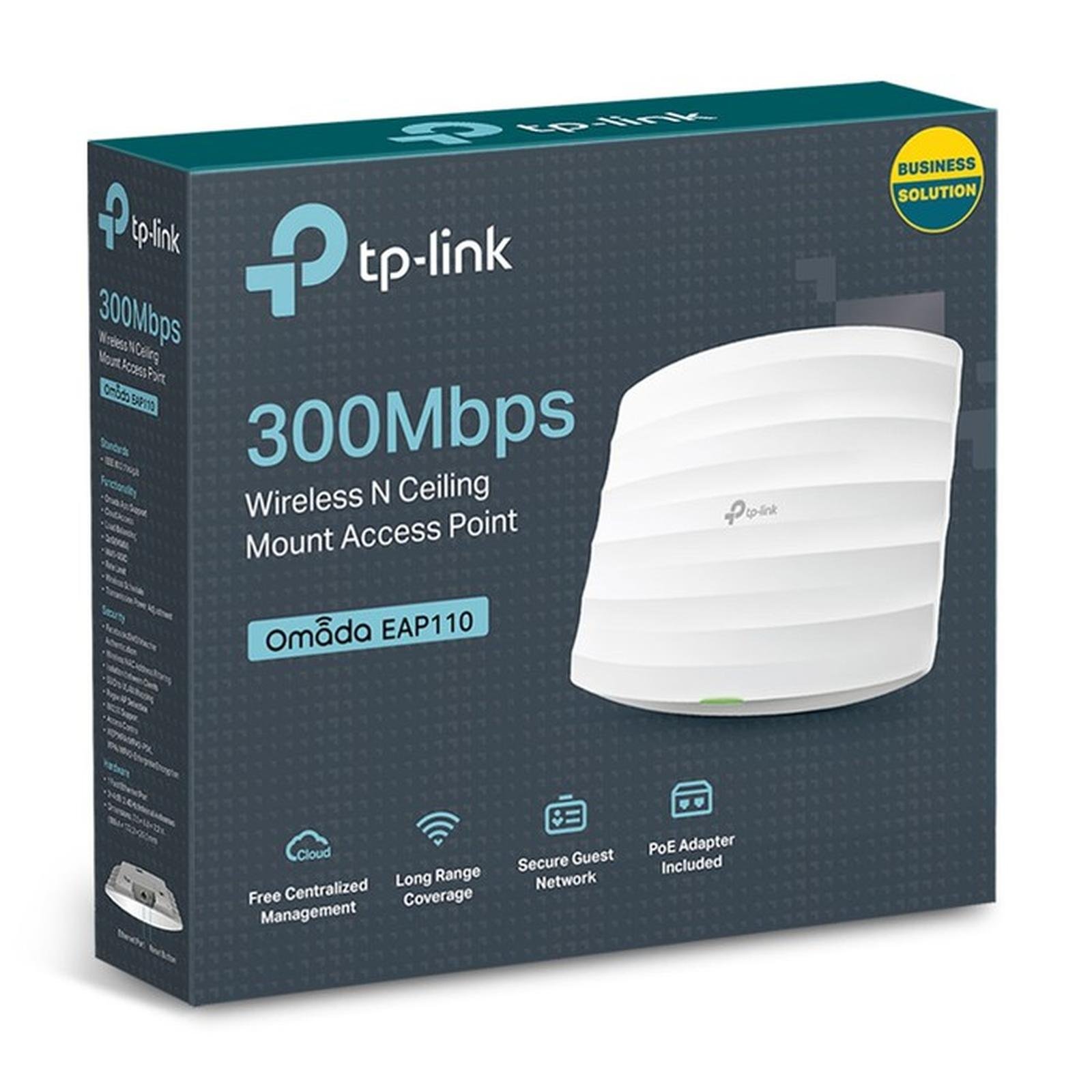 TP-Link EAP110 300Mbps Wireless N Ceiling Mount Access Point - Gambar 2