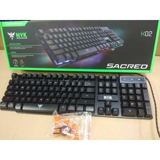 NYK K-02 SACRED Keyboard Gaming Back Light Hitam - Gambar 6