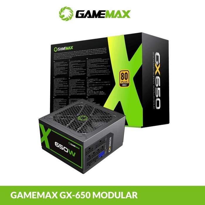 Gamemax GX-650 Power Supply 650W Modular 80+ Gold ATX - PSU 650W - Gambar 3
