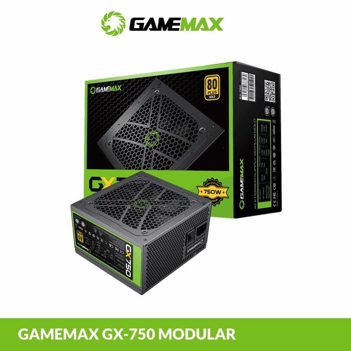 Gamemax GX-750 Power Supply 750W Modular 80+ Gold ATX - PSU 750W - Gambar 3