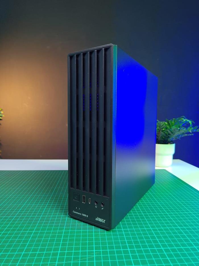 Gamemax Cammero 1000s Casing PC SFF Mini ITX Include PSU 400Watt Slim - Gambar 5