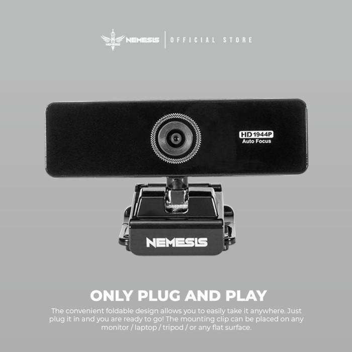 NYK Nemesis A96 Severus 2K QHD Streaming Gaming Webcam with Microphone - Gambar 4