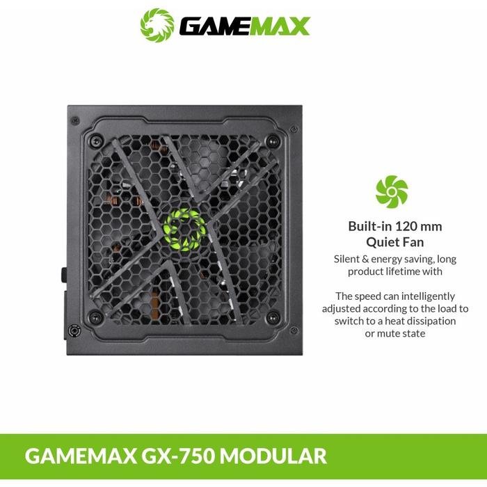 Gamemax GX-750 Power Supply 750W Modular 80+ Gold ATX - PSU 750W - Gambar 6