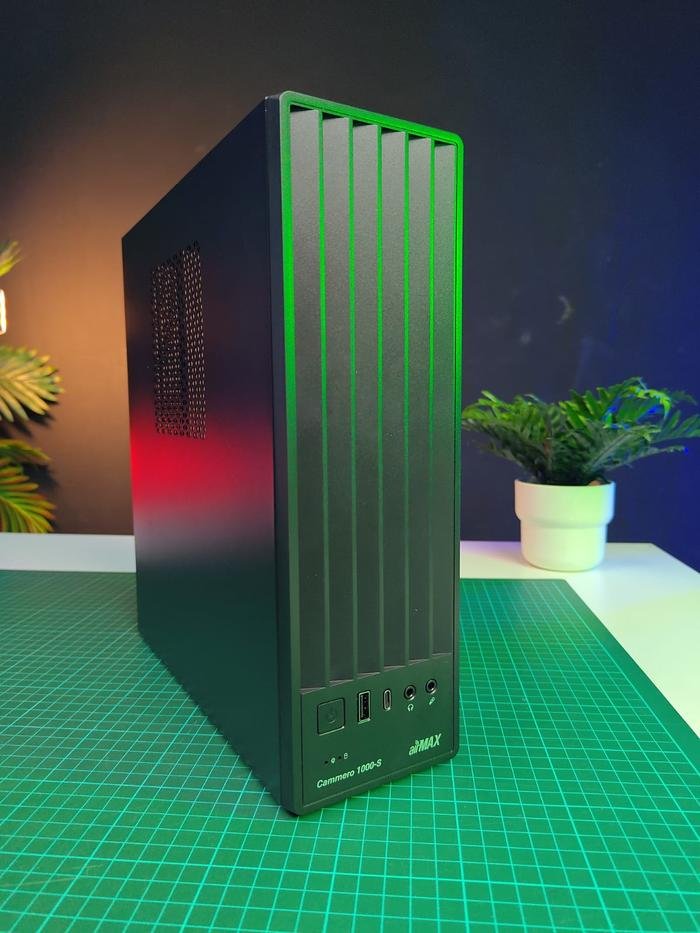 Gamemax Cammero 1000s Casing PC SFF Mini ITX Include PSU 400Watt Slim - Gambar 7