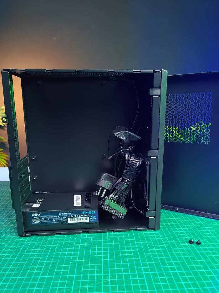 Gamemax Cammero 1000s Casing PC SFF Mini ITX Include PSU 400Watt Slim - Gambar 8